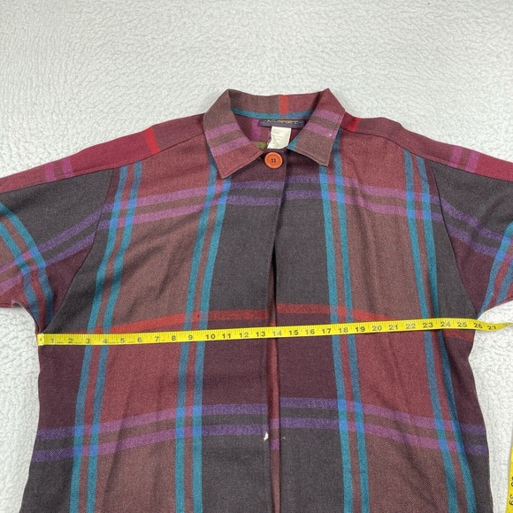 A.C. Sport Shirt Womens 38 US 8 Vintage Made in USA Wool Cape Workwear‎ - Picture 8 of 16